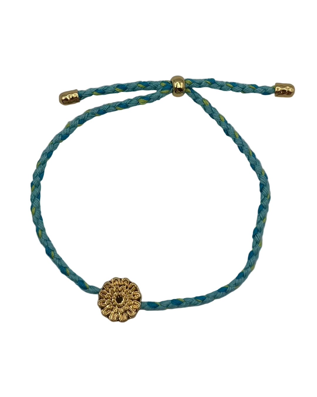 Turquoise Braided Cord Bracelet