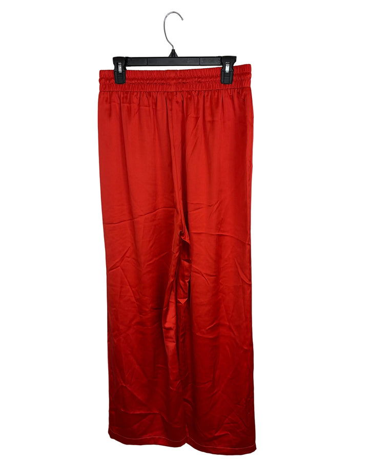 Bright Orange Drawstring Pants - Size 4/6