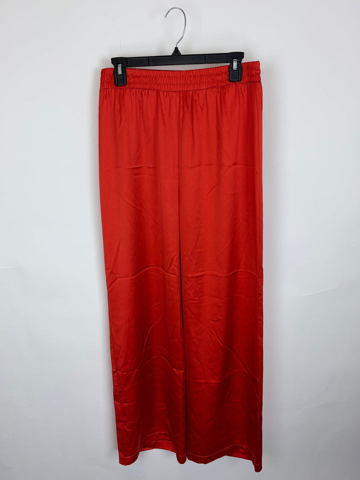 Bright Orange Wide-Leg Pants - Size 4/6