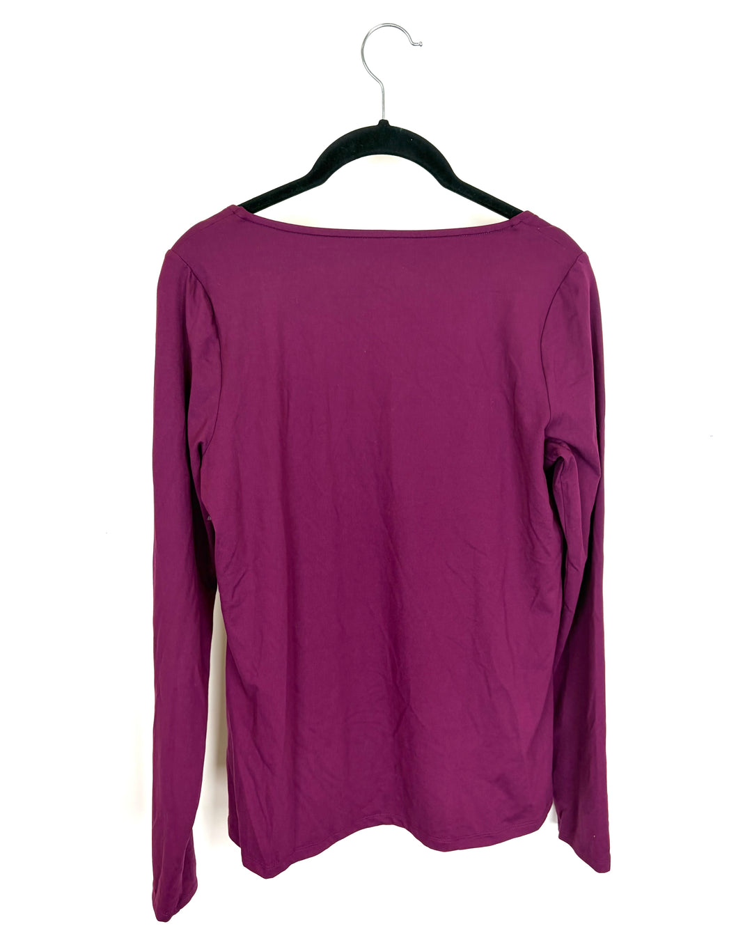 Magenta Square Neck Long Sleeve - Size 4/6