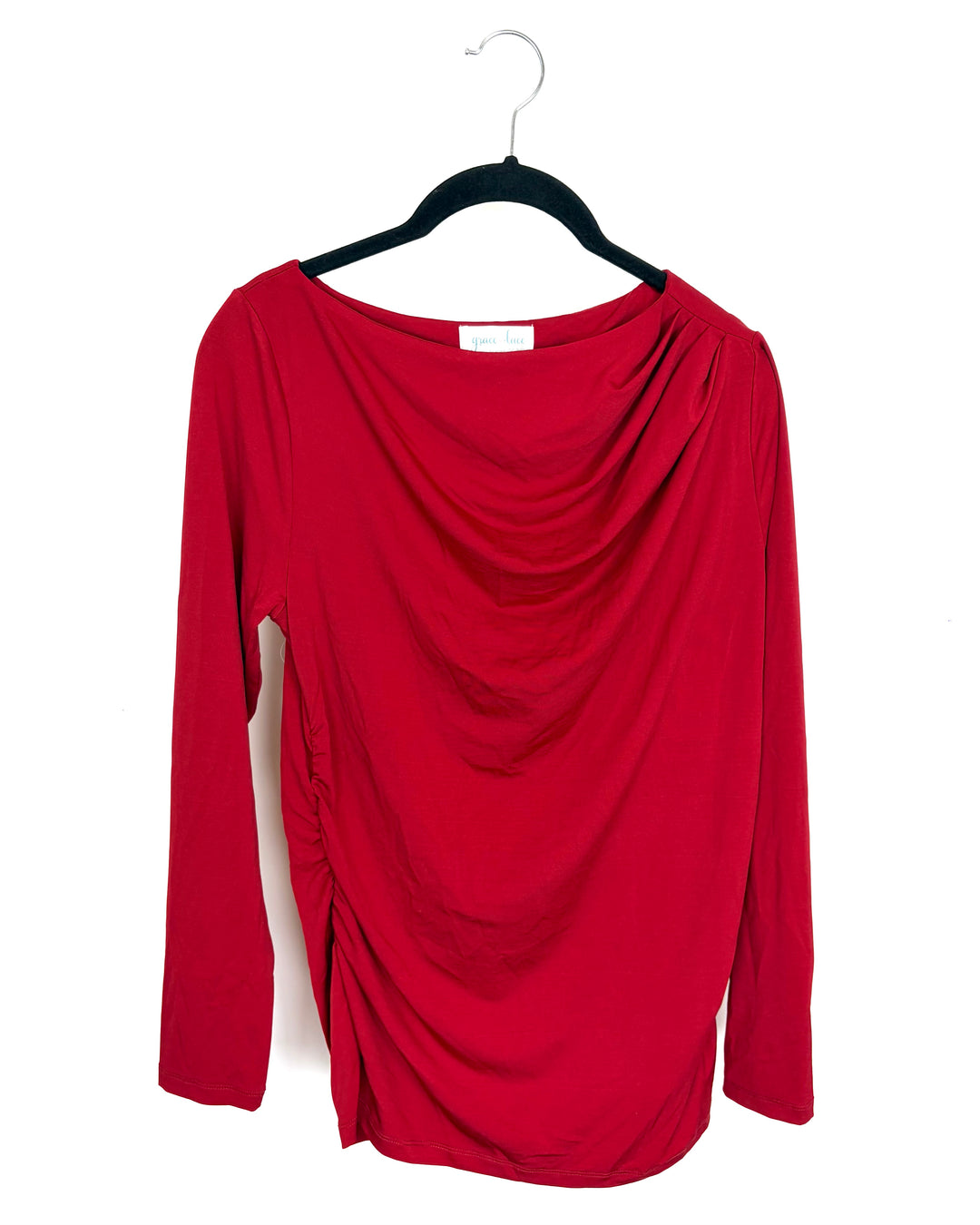 Red Asymmetrical Top - Size 4/6 and 6/8