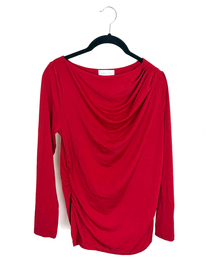 Red Asymmetrical Top - Size 4/6 and 6/8