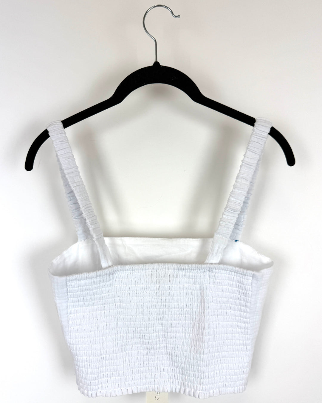 White Cotton Tank Top - Small