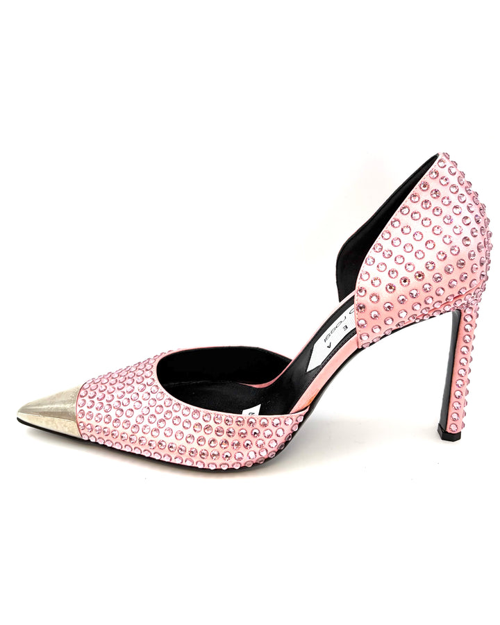 Pink Allover Gem Stud Pumps - Size 39 and 40