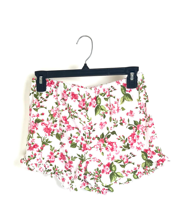 Floral Sleep Shorts- size 2/4