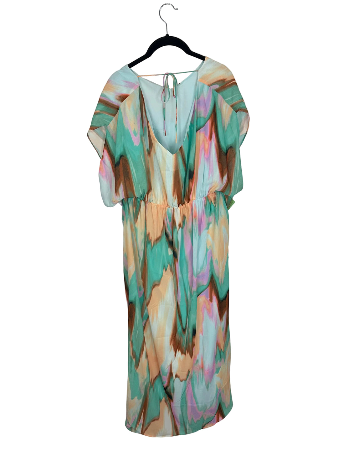 Pastel Abstract Dress - Size 8/10