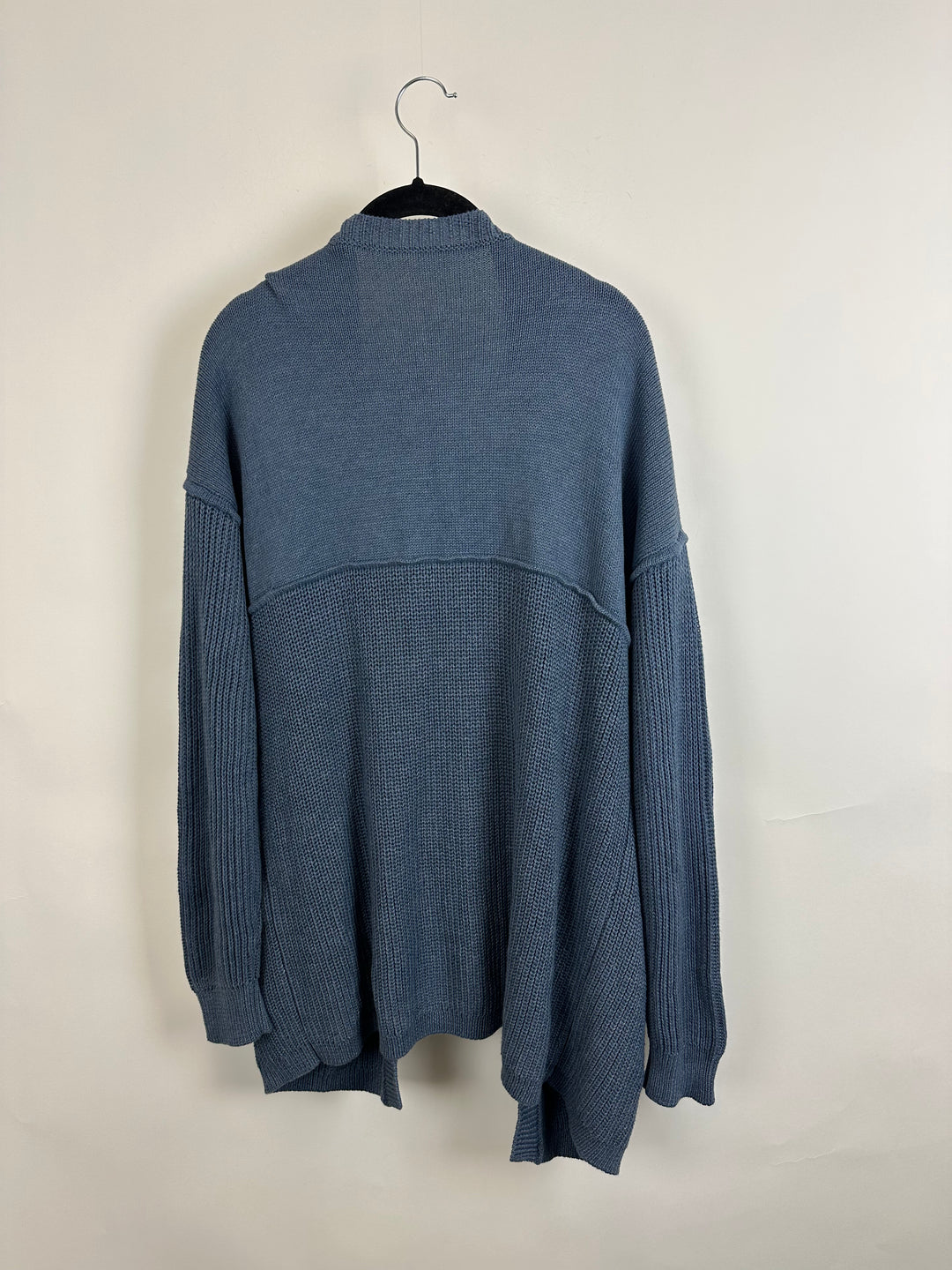 Dusty Blue Knit Cardigan - Size 6/8