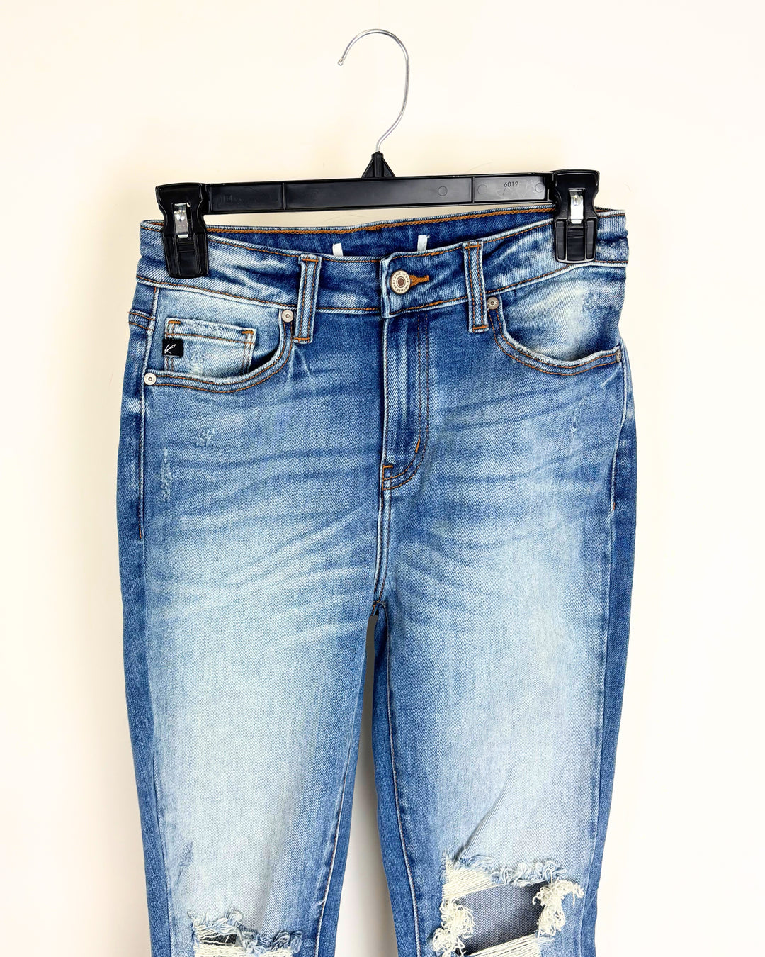 High Rise Ripped Ankle Skinny Jean - Size 2/4