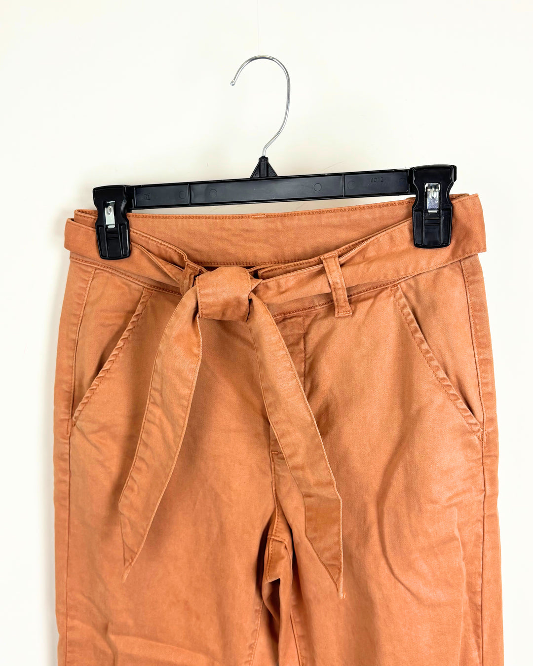 Light Brown Belted Pants - Size 2/4