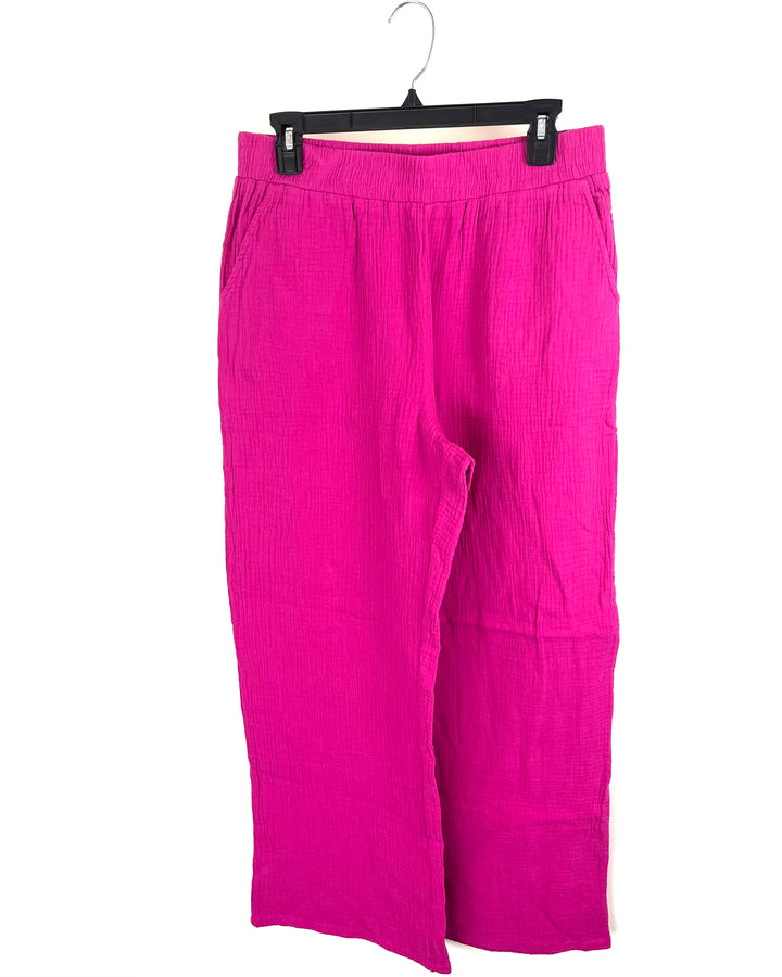 Magenta Gauze Pants - Size 6/8