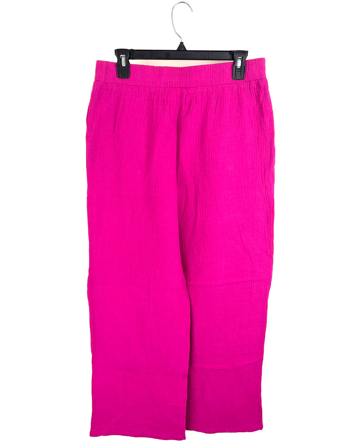 Magenta Gauze Pants - Size 6/8