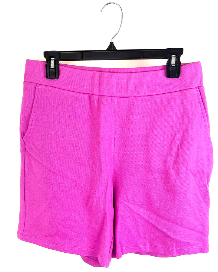 Purple Shorts With Side Pockets - Size 6/8