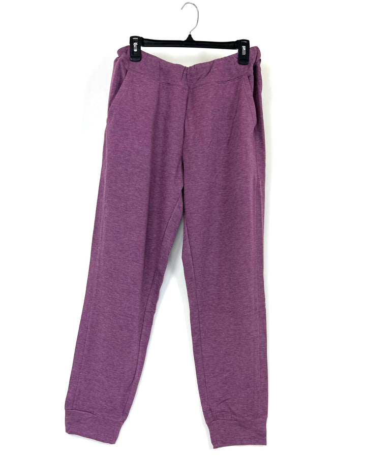 Heathered Purple Joggers - Size 6/8 and 10/12