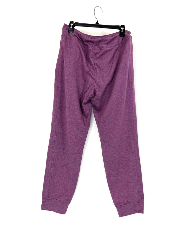 Heathered Purple Joggers - Size 6/8 and 10/12
