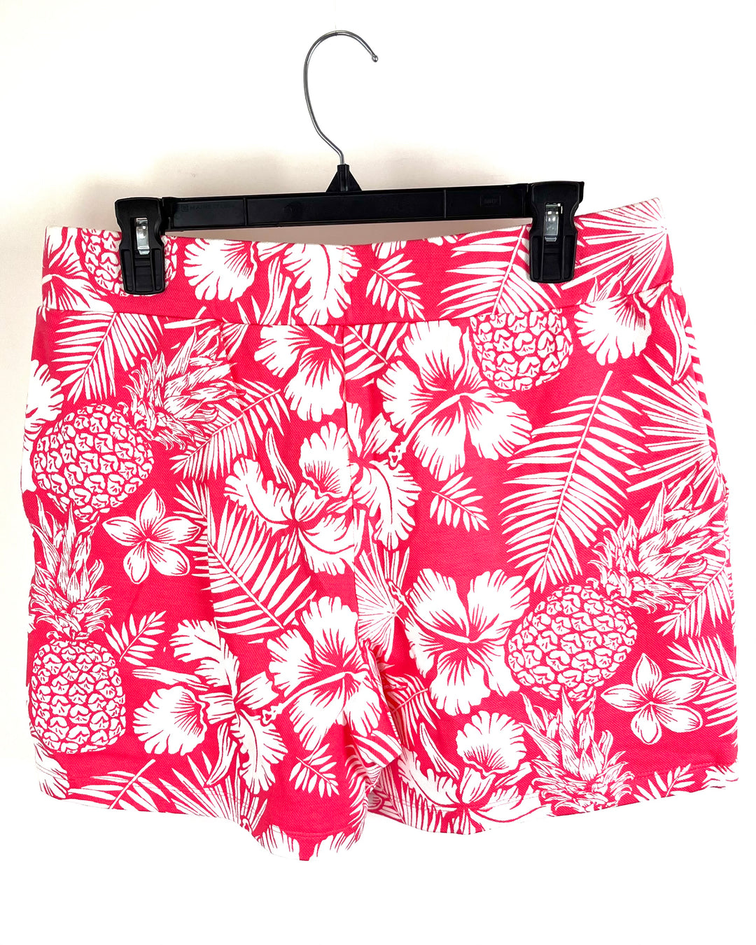 Pink Tropical Stretch Shorts - Size 6/8
