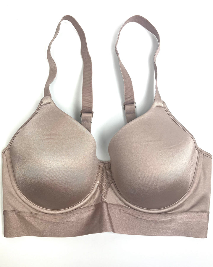 Tan Underwire Bra With Thick Underband - 34C