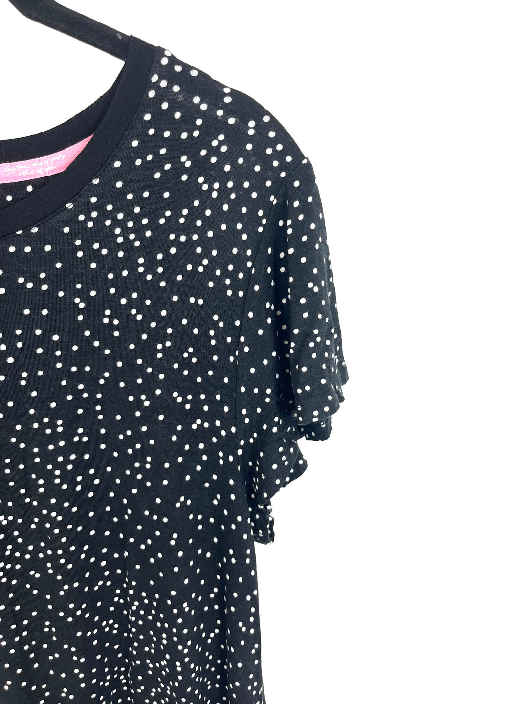 Black and White Polka Dot Nightgown - Size 4/6