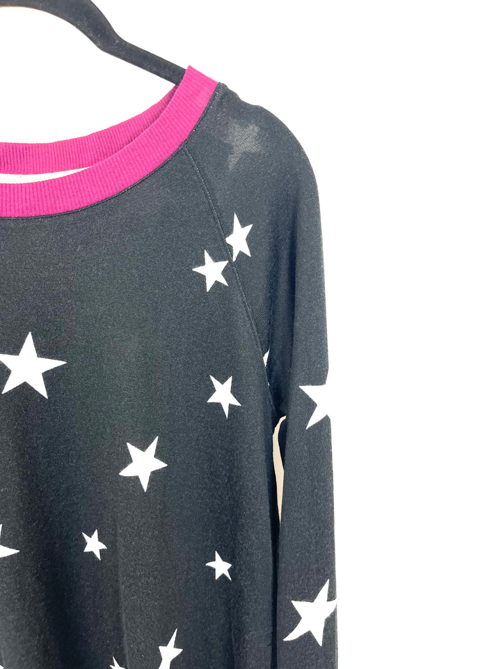Black Star Printed Nightgown- Size 4/6