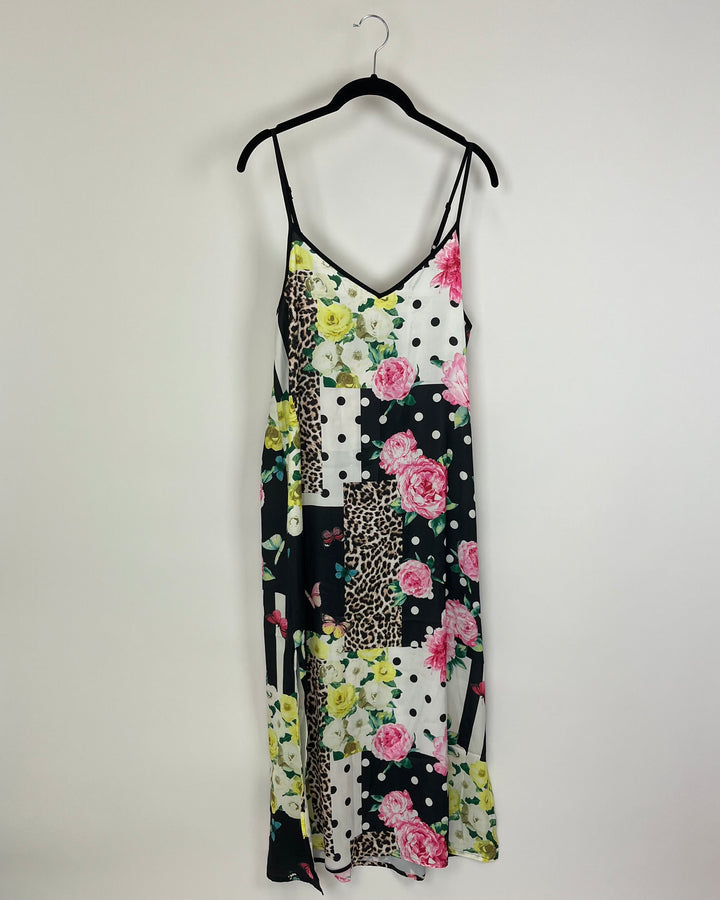 Multi Pattern Dress- Size 6