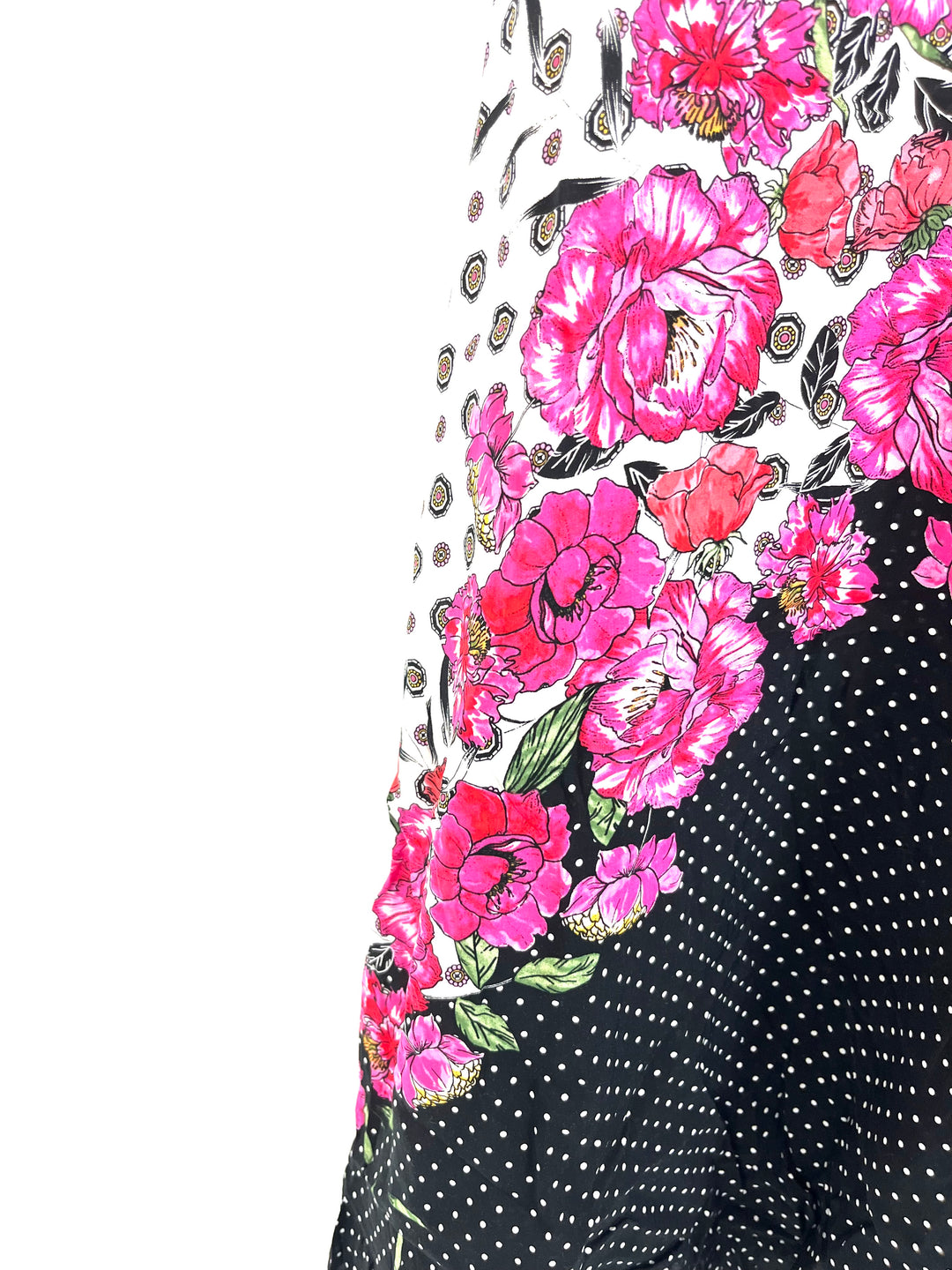 Polka dot and Floral Nightgown- Size 4/6