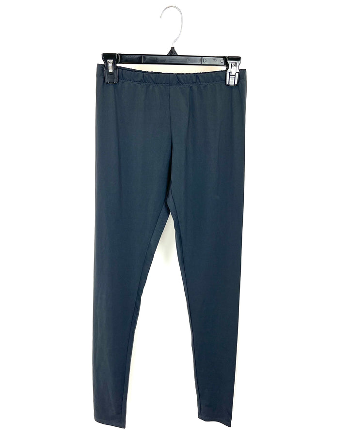 Grey Stretchy Leggings - Size 4/6