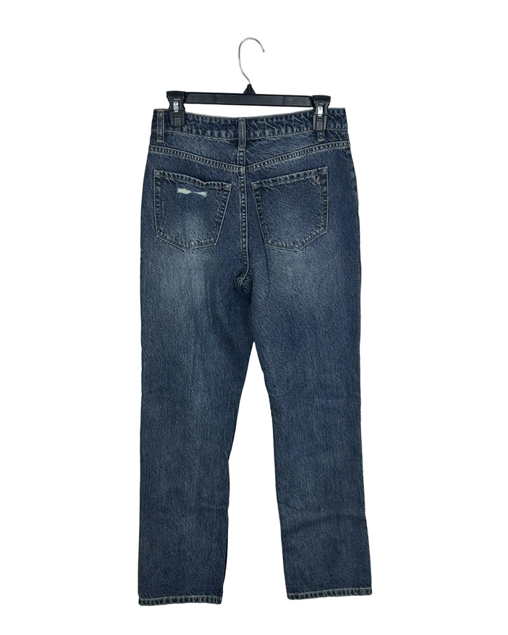 Lived-In Dark Wash Jeans- Size 2/4
