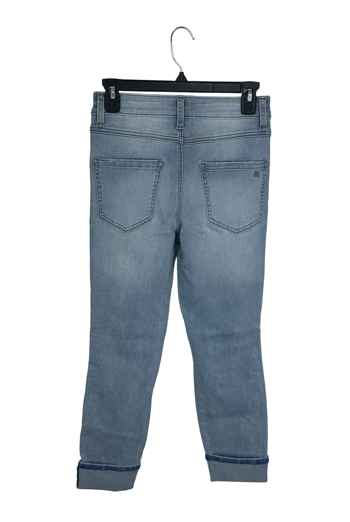 Extra Light Wash Cuffed Jean- Size 4/6