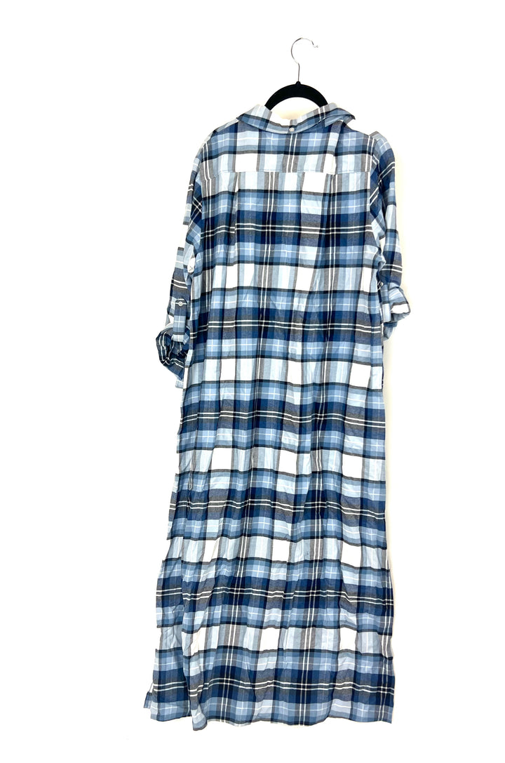 Long Sleeve Flannel Nightgown - Small