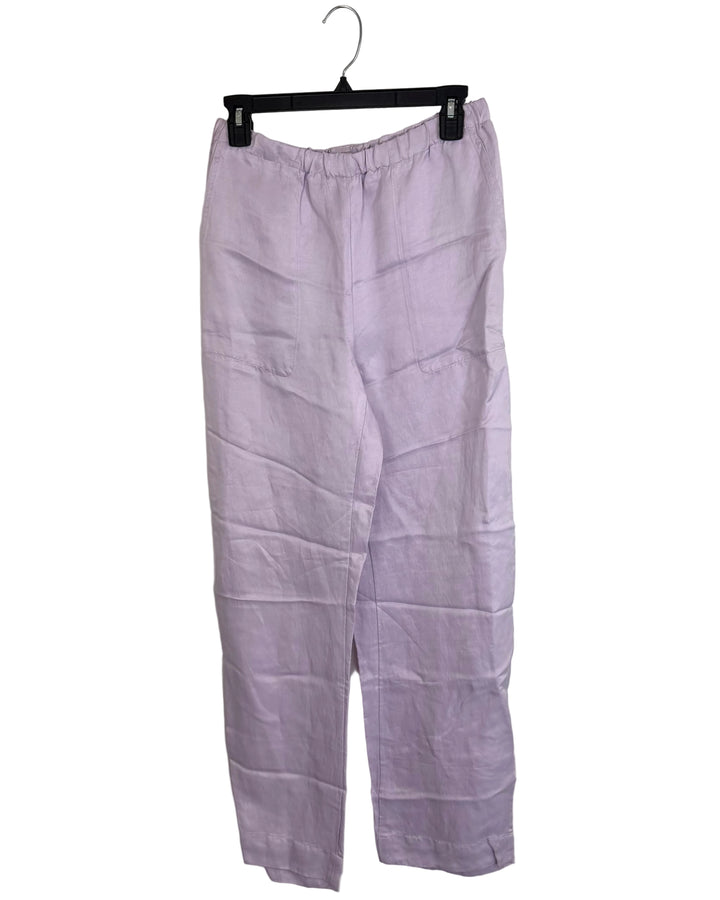 Lavender Linen Trouser Pants - Size 2/4