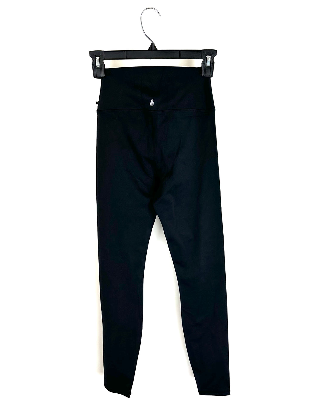 We Wore What Black Lace Up Leggings - XS