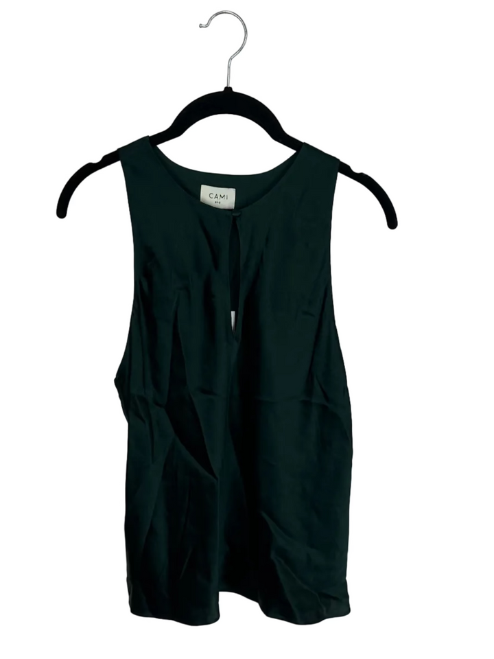 Emerald Sleeveless Keyhole Top – Size 2/4