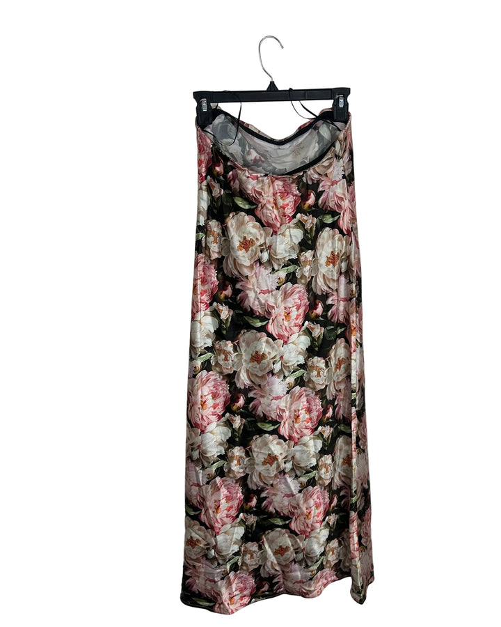 Floral Strapless Dress - Size 6/8