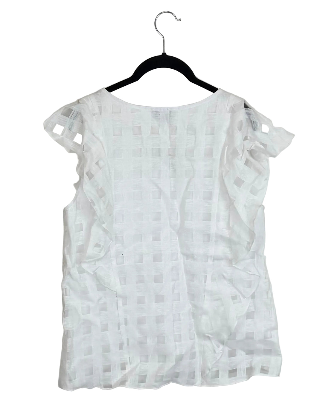 White Ruffle Top - Size 0/2, 4/6, 6/8, 8/10