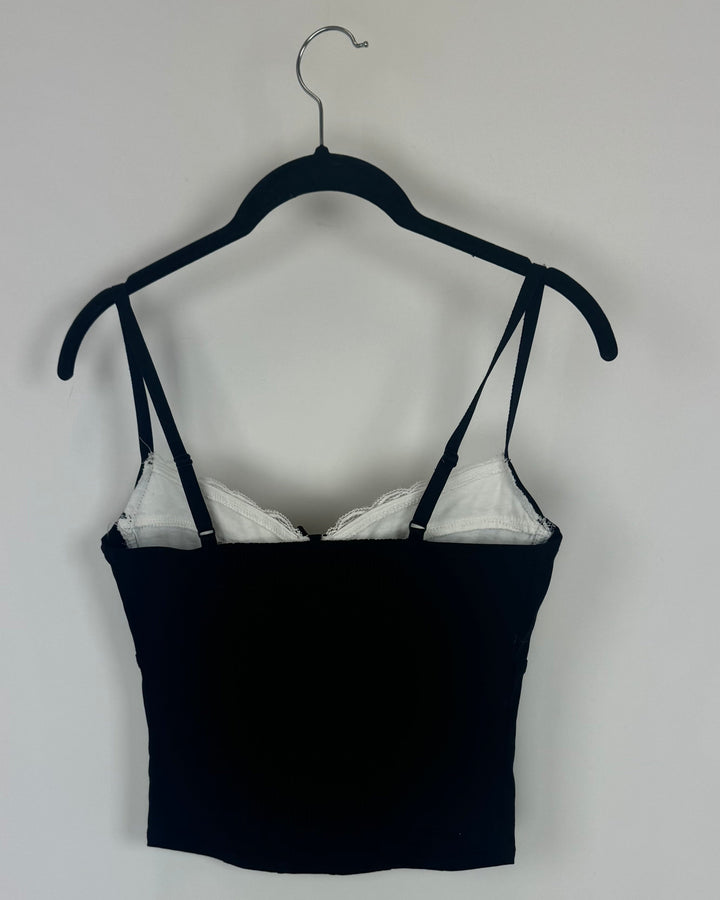Black Underwire Tank Top - Size 2/4