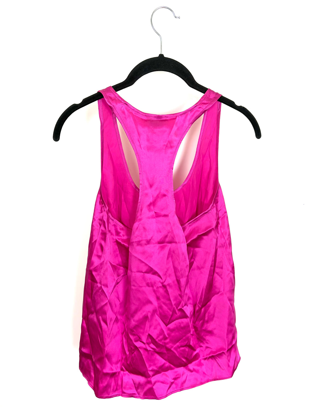 Magenta Silk Racer Back Tank- Size 00/0