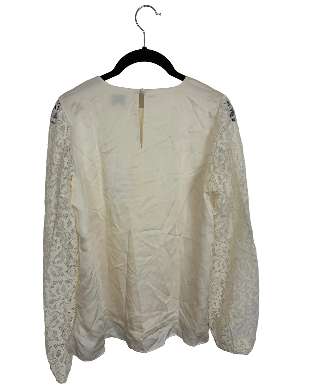 Cream Lace Sleeved Top- Size 0/2