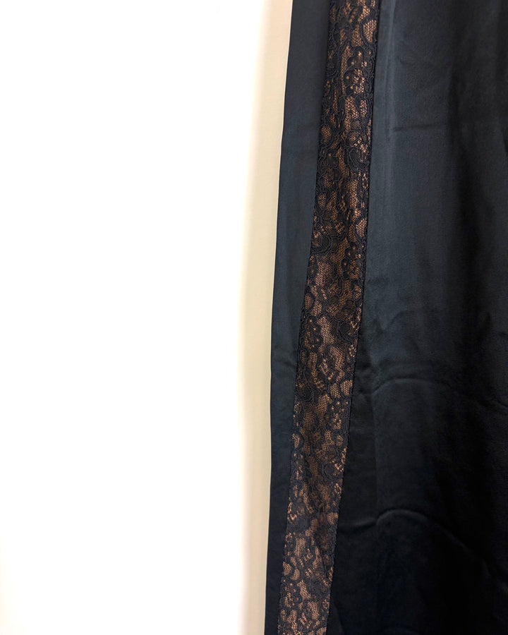 Black Lace Detail Pants - Size 0 and Size 10