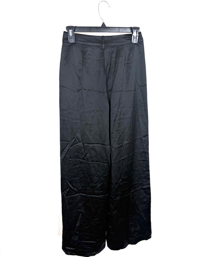 Black Lace Detail Pants - Size 0 and Size 10