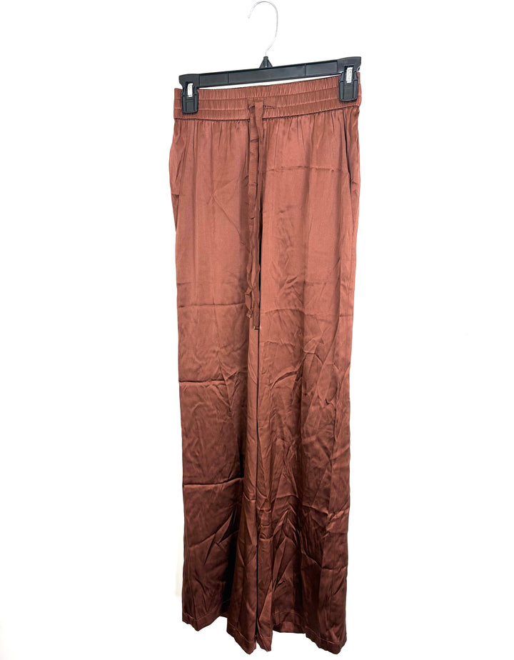 Brown Drawstring Pant- Size 00/0