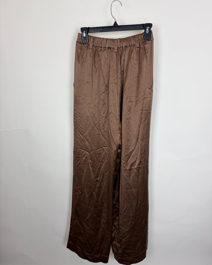 Caramel Brown Wide Leg Pants - Size 6
