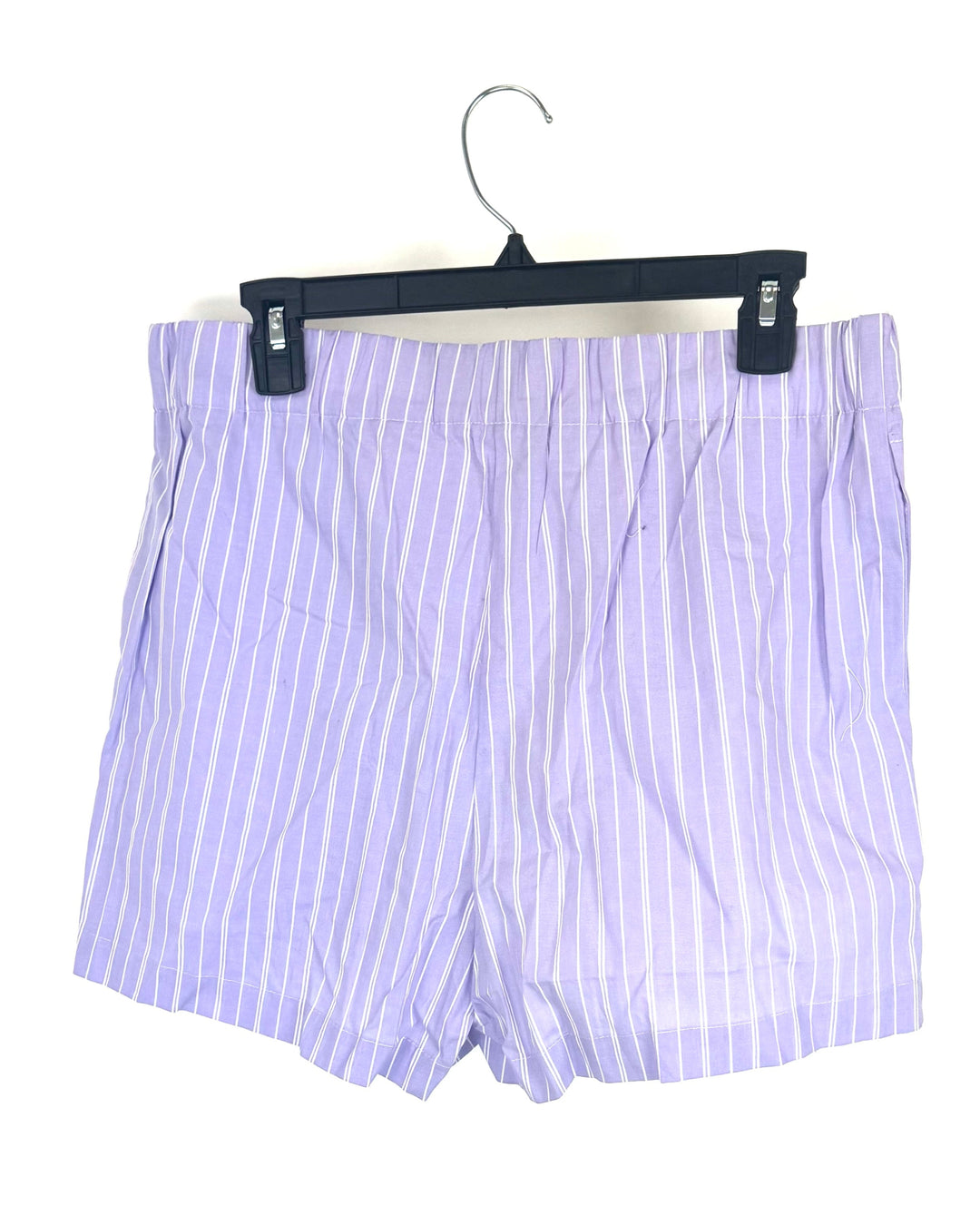 Purple Striped Shorts - Size 8/10