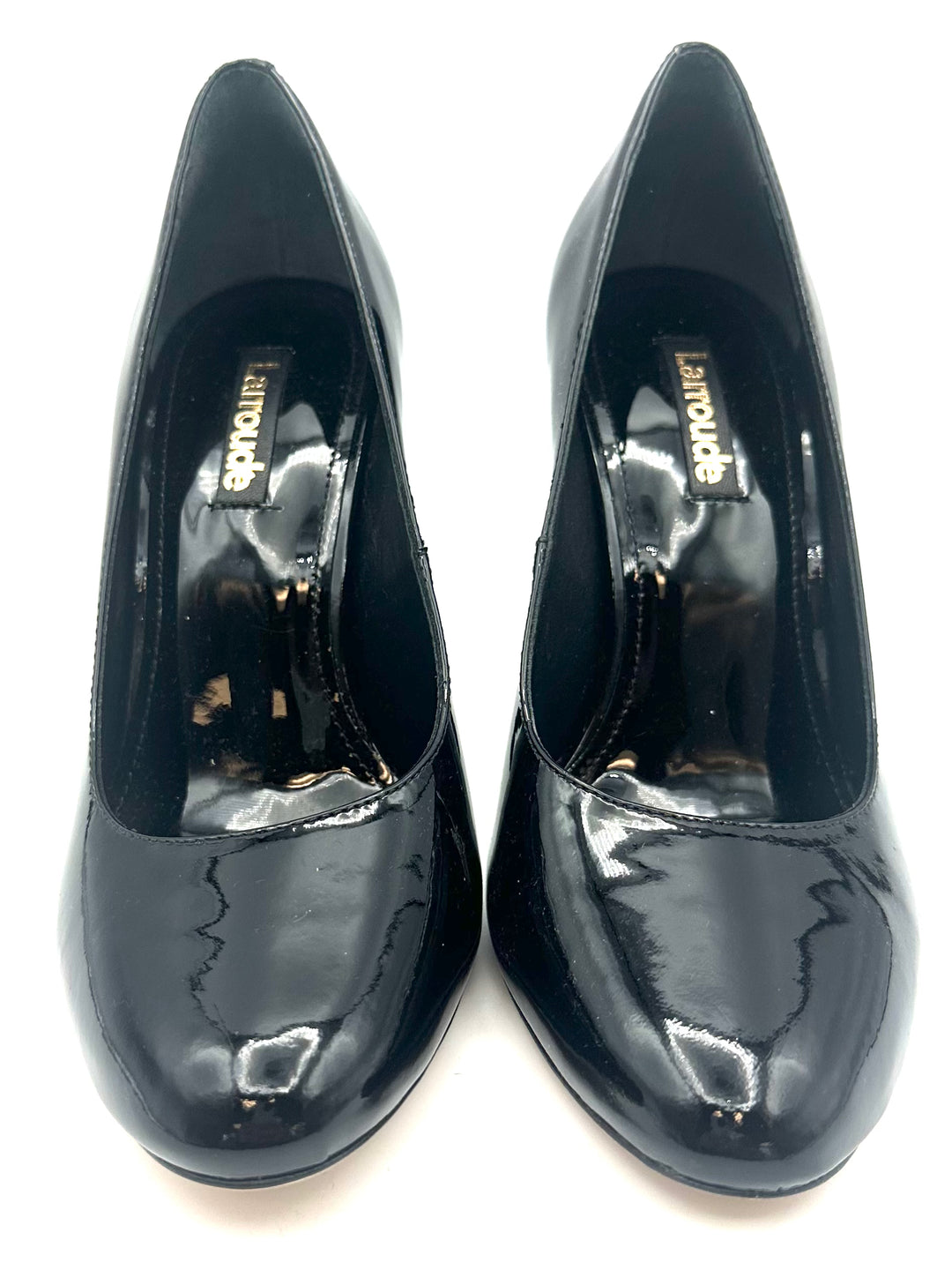 Black Round Toe Heels - Size 7.5