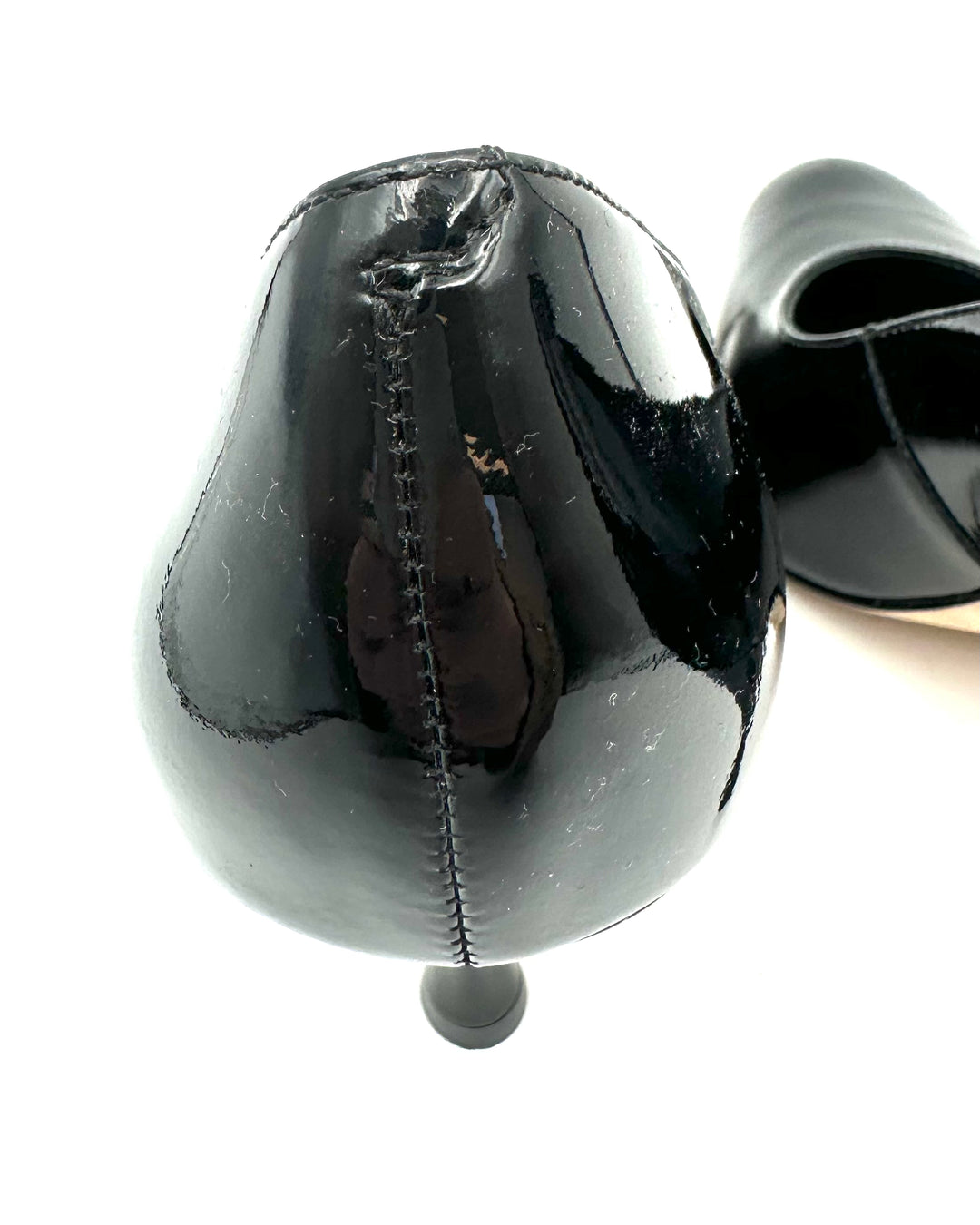 Black Round Toe Heels - Size 7.5