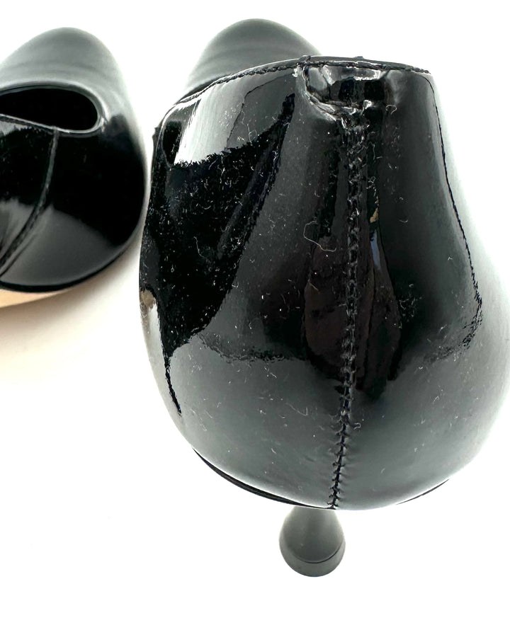 Black Round Toe Heels - Size 7.5