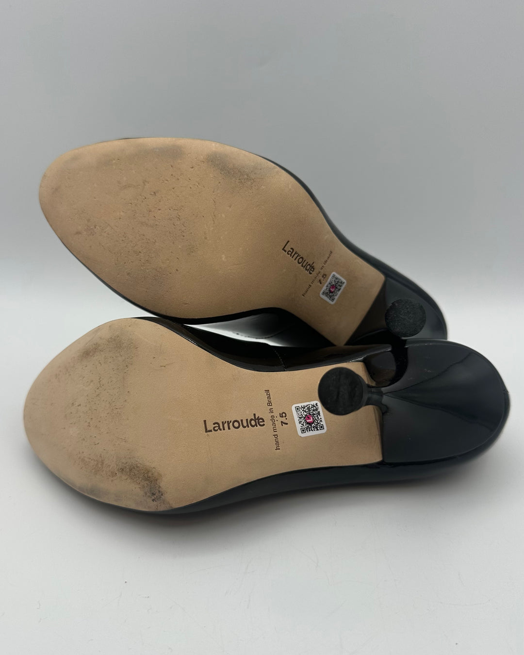 Black Round Toe Heels - Size 7.5