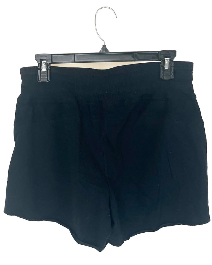 Black Drawstring Shorts - Size 4/6
