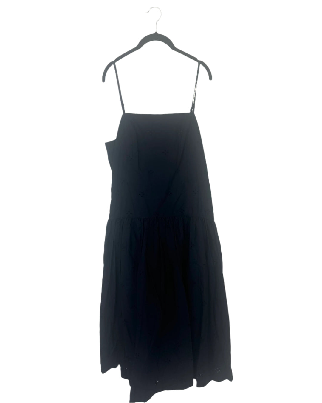 Navy Blue Eyelet Cami Dress - Medium, Large, Extra Extra Large  The  Fashion Foundation