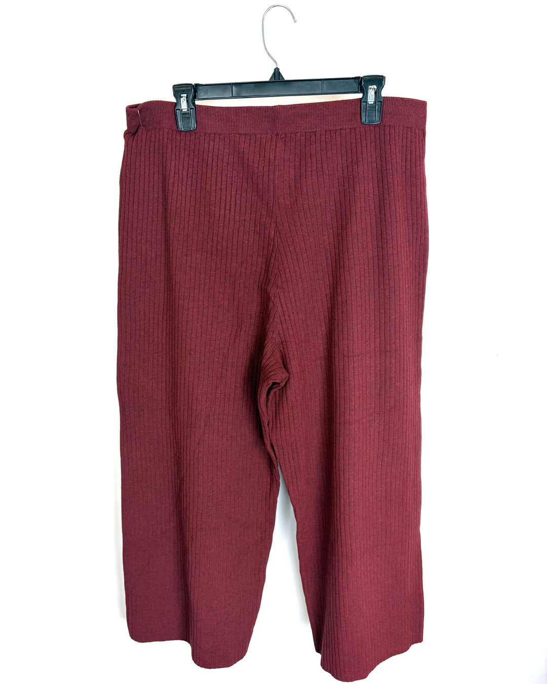 Wine Red Knit Bottoms - 1X