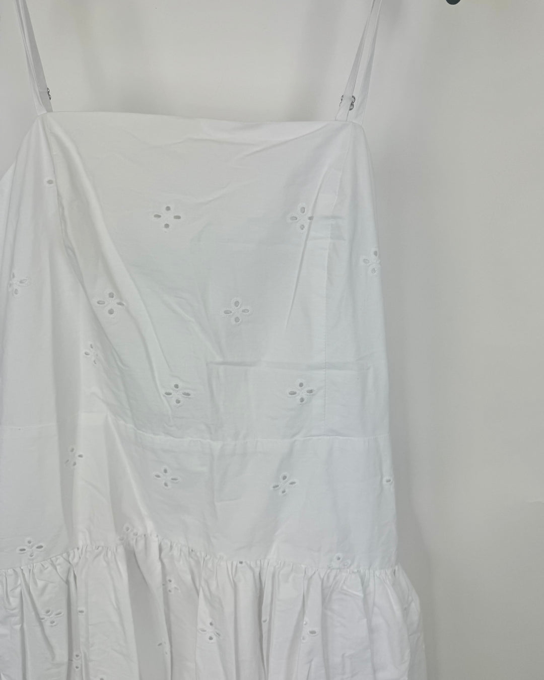 White Eyelet Cami Dress - Medium, Large, & Extra Large