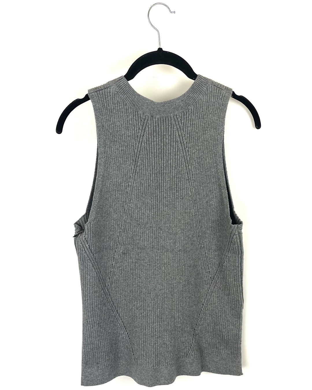 Dark Gray Sleeveless Sweater - Size 2/4